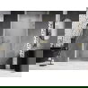 Mexen Lunar-B sprchové dvere výklopné pravé 95 cm, priehľadné, zlaté - 832-095-000-50-00-P