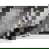 Mexen Lunar-B sprchové dvere pravé 85 cm, číre, zlaté kartáčované - 832-085-000-55-00-P