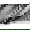 Mexen Lunar-B sprchové dvere pravé 85 cm, číre, zlaté kartáčované - 832-085-000-55-00-P