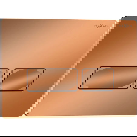 Mexen Tex 04 splachovacie tlačidlo, lesklé ružové zlato - 6104-09