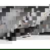 Mexen Lunar-B sprchové dvere otváracie pravé 60 cm, priehľadné, brúsená meď - 832-060-000-65-00-P