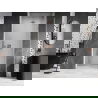 Mexen Lunar-B sprchové dvere otváracie pravé 65 cm, transparentné, brúsená meď - 832-065-000-65-00-P