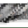 Mexen Lunar-B sprchové dvere otočné pravé 85 cm, priehľadné, brúsená meď - 832-085-000-65-00-P
