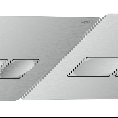 Mexen Tex 04 splachovacie tlačidlo, nikel brúsený - 6104-10