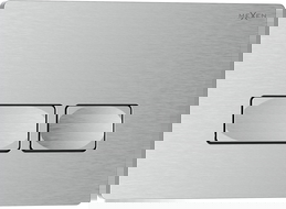 Mexen Tex 04 splachovacie tlačidlo, nikel brúsený - 6104-10