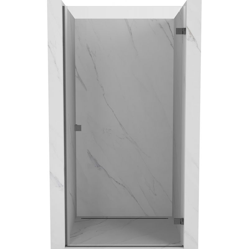 Mexen Lunar-B sprchové dvere otvárateľné pravé 65 cm, transparentné, gun gray brúsené - 832-065-000-66-00-P