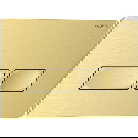 Mexen Tex 04 splachovacie tlačidlo, zlatý kartáčovaný - 6104-11