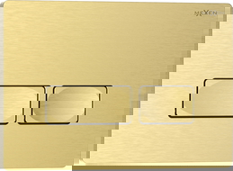 Mexen Tex 04 splachovacie tlačidlo, zlatý kartáčovaný - 6104-11