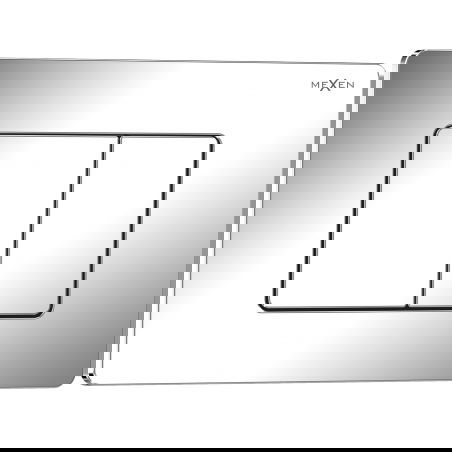 Mexen Tex 05 tlačidlo splachovacie nehrdzavejúca oceľ, lesklý chróm - 6105-03