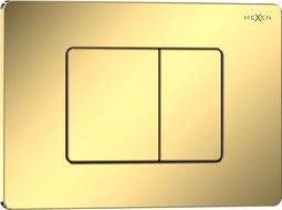 Mexen Tex 05 splachovacie tlačidlo nehrdzavejúca oceľ, zlatý šampanský lesklý - 6105-08