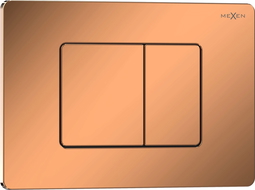 Mexen Tex 05 splachovací tlačidlo, nehrdzavejúca oceľ, ružové zlato lesklé - 6105-09