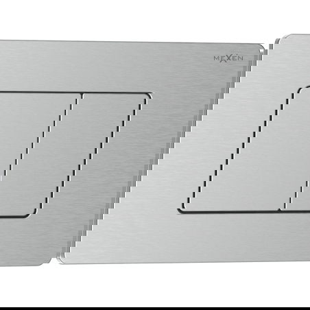 Mexen Tex 05 splachovací tlačidlo nerezová oceľ, inox - 6105-10