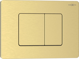 Mexen Tex 05 tlačidlo splachovania nerezová oceľ, zlatý kartáčovaný - 6105-11