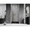 Mexen Lunar L sprchové dvere otváracie pravé 70 cm, transparentné, zlaté - 834L-070-000-50-00-P