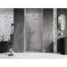 Mexen Lunar L sprchové dvere otváracie pravé 70 cm, transparentné, zlaté - 834L-070-000-50-00-P