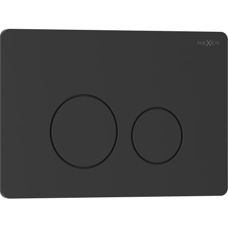 Mexen Tex 06 splachovací tlačidlo nerez, čierna matná - 6106-02