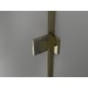Mexen Lunar L sprchové dvere otočné pravé 85 cm, transparentné, zlaté - 834L-085-000-50-00-P