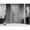 Mexen Lunar L sprchové dvere otočné pravé 85 cm, transparentné, zlaté - 834L-085-000-50-00-P