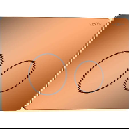 Mexen Tex 06 splachovací tlačidlo nerezová oceľ, ružové zlato lesklé - 6106-09