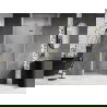 Mexen Lunar L sprchové dvere výklopné pravé 120 cm, transparentné, zlaté - 834L-120-000-50-00-P