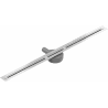 Mexen Flat 360° Super Slim odtokový žľab otočný 80 cm, chrómová - 1051080