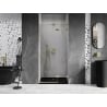 Mexen Lunar L sprchové dvere otočné pravé 70 cm, transparentné, zlaté brúsené - 834L-070-000-55-00-P