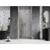 Mexen Lunar L sprchové dvere otočné pravé 70 cm, transparentné, zlaté brúsené - 834L-070-000-55-00-P