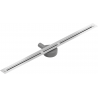 Mexen Flat 360° Super Slim odtokový žľab otočný 100 cm, chrómová - 1051100