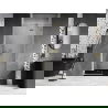 Mexen Lunar L sprchové dvere prave otváracie 90 cm, priehľadné, zlaté kefované - 834L-090-000-55-00-P