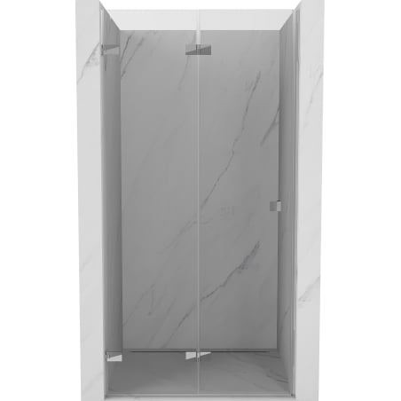 Mexen Lunar-F skladacie sprchové dvere ľavé 100 cm, transparentné, chróm - 836-100-000-01-00-L
