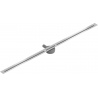 Mexen Flat 360° Super Slim odtokový žľab otočný 150 cm, chrómová - 1051150