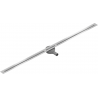 Mexen Flat 360° Super Slim odtokový žľab otočný 150 cm, chrómová - 1051150