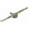 Mexen Flat 360° Super Slim odtokový žľab otočný 50 cm, zlatá - 1551050