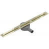 Mexen Flat 360° Super Slim odtokový žľab otočný 50 cm, zlatá - 1551050