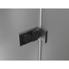 Mexen Lunar-F skladacie ľavé sprchové dvere 85 cm, transparentné, gun grey brúsené - 836-085-000-66-00-L