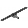 Mexen Flat 360° Super Slim odtokový žľab otočný 70 cm, čierna - 1751070