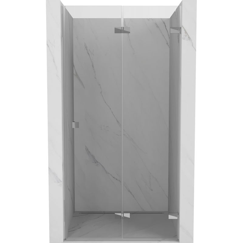 Mexen Lunar-F skladacie sprchové dvere pravé 90 cm, transparentné, chróm - 836-090-000-01-00-P