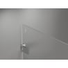 Mexen Lunar-F skladacie sprchové dvere pravé 95 cm, transparentné, chróm - 836-095-000-01-00-P