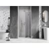 Mexen Lunar-F skladacie sprchové dvere pravé 95 cm, transparentné, chróm - 836-095-000-01-00-P