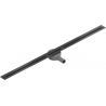 Mexen Flat 360° Super Slim odtokový žľab otočný 140 cm, čierna - 1751140