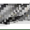 Mexen Lunar-F skladacie sprchové dvere pravé 85 cm, priehľadné, zlaté - 836-085-000-50-00-P