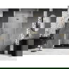 Mexen Lunar-F skladacie sprchové dvere pravé 85 cm, priehľadné, zlaté - 836-085-000-50-00-P