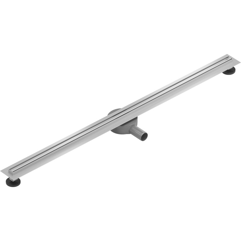 Mexen Flat 360° Slim otočný líniový odtok 130 cm, inox - 1041130