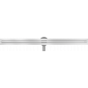 Mexen Flat 360° Slim otáčavý líniový odtok 130 cm, inox - 1041130
