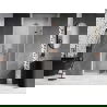 Mexen Lunar-F skladacie sprchové dvere pravé 80 cm, priehľadné, ružové zlato - 836-080-000-60-00-P