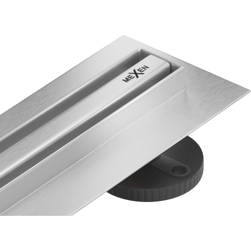Mexen Flat 360° Slim rotačný lineárny odtok 160 cm, inox - 1041160