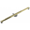 Mexen Flat 360° Slim otočný líniový odtok 140 cm, zlatý - 1541140