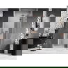 Mexen Lunar L sprchové dvere otváravé pravé 85 cm, transparentné, ružové zlato - 834L-085-000-60-00-P