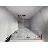 Mexen Lunar L sprchové dvere výklopné pravé 105 cm, transparentné, ružové zlato - 834L-105-000-60-00-P