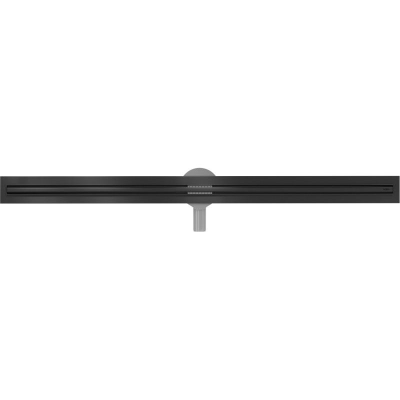 Mexen Flat 360° Slim otočný líniový odtok 130 cm, čierny - 1741130